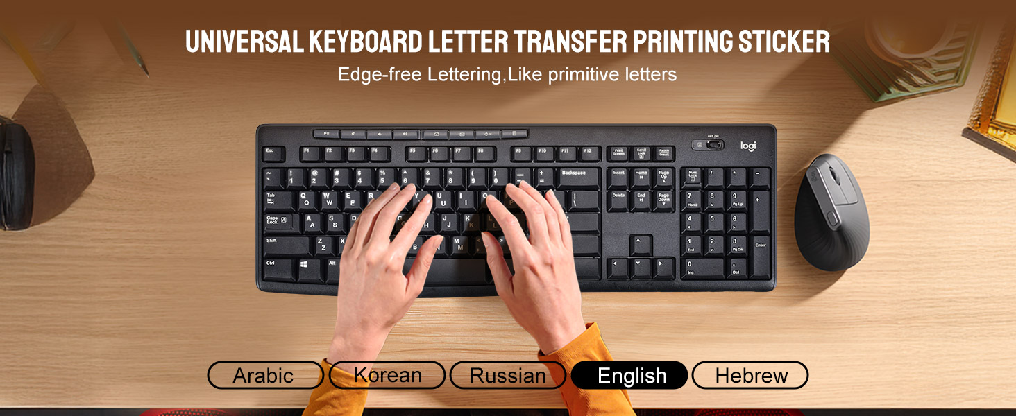 Keyboard Letter Sticker