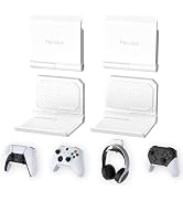 PlayVital FOLD Controller Holder Wall for PS5 PS4 Xbox Switch Pro Headset, 2 Pack Universal Stora...
