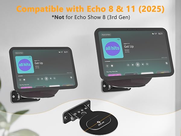 wall mount for echo show 8 and 11 -44