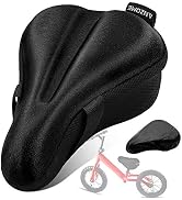 ANZOME Kids Gel Bike Seat Cushion Cover for Boys & Girls Bicycle Seats, 9"x6" Memory Foam Child B...