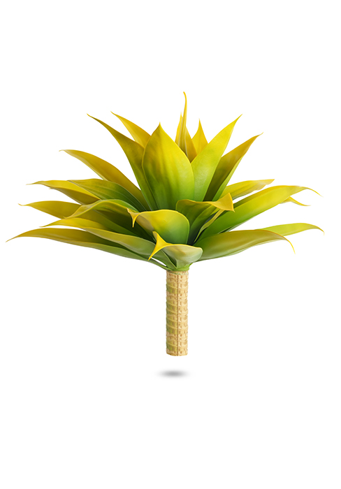28 inch Outdoor Faux Plants-Yellow