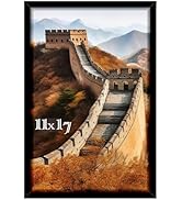 Picrit 11x17 Picture Frame, Photo Frame for Wall Mounting Display, Black