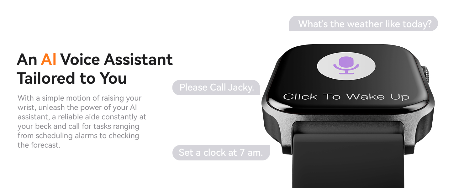 smart watch with voice assistent