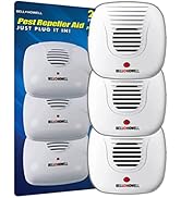 Bell and Howell Ultrasonic Pest Repellers with Extra Outlet - 3 Pack