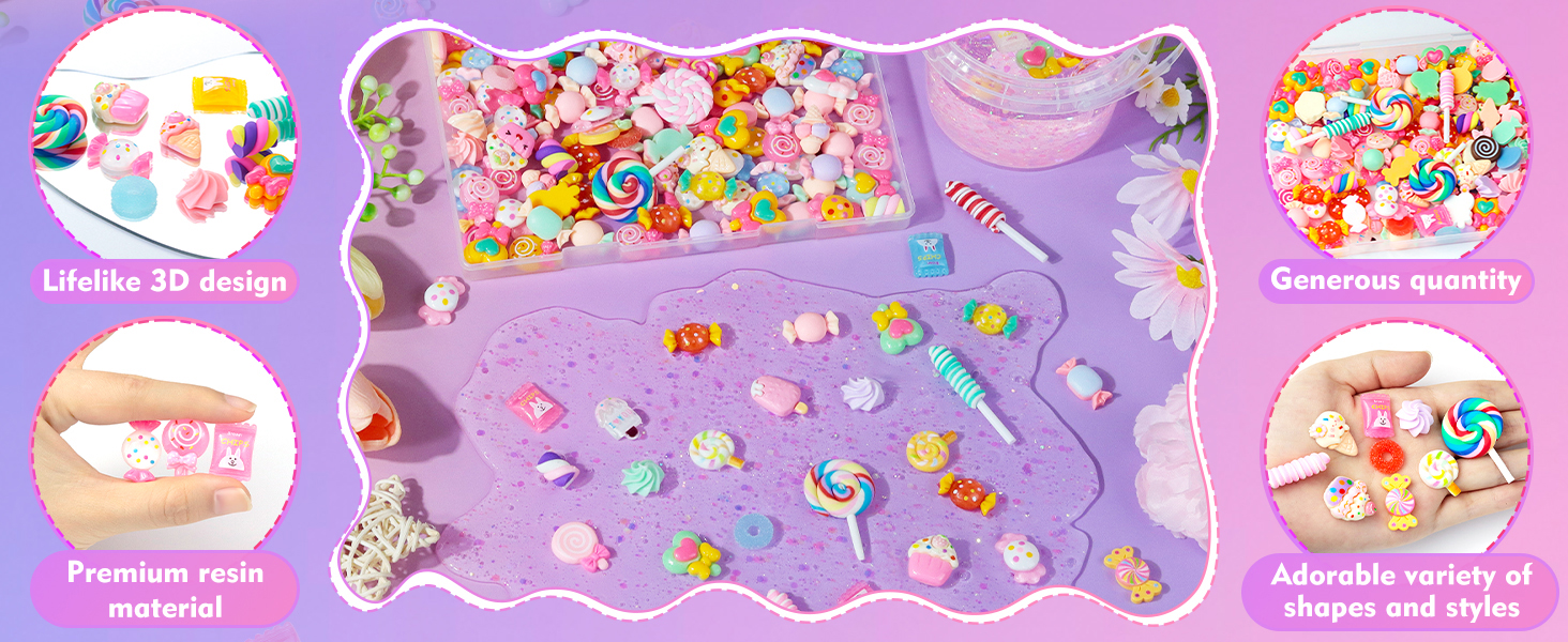 Candy Slime Charms