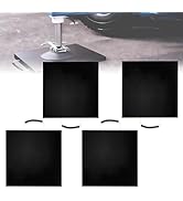 RULLINE 4 Pack RV Jack Leveling Blocks - Heavy Duty Stabilizing Pads Compatible with RV, Truck, T...