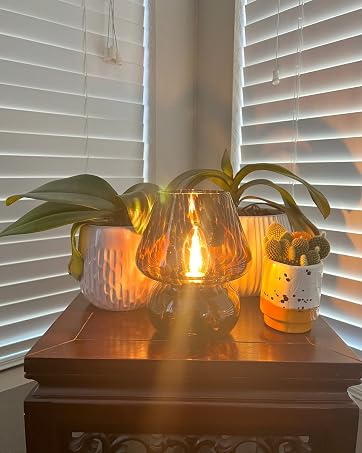 black mushroom lamp