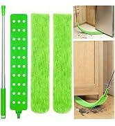 Retractable Gap Dust Cleaner with 30-100 Feet Extendable Long Handle and 2 Microfiber Dusting Clo...