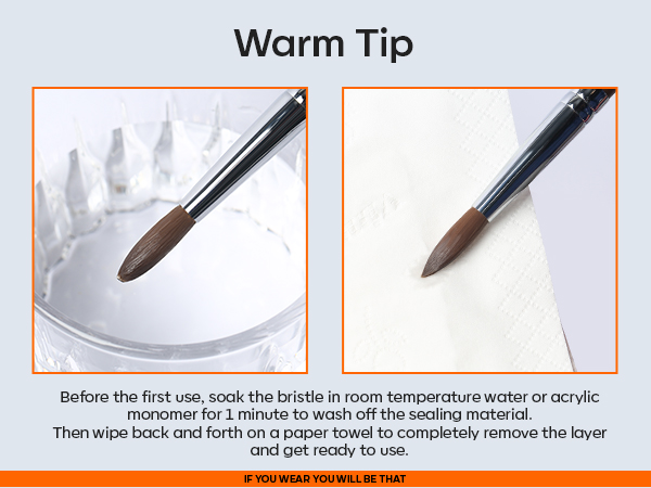 nail brushes for acrylic application