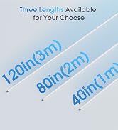 Delamu Cord Hider for Wall, 40-inch Cable Management Raceway Kit, Self-Adhesive & Flexible Silico...