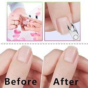 Cuticle Trimmer with Cuticle Pusher