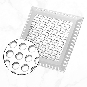 square shower drain hair catcher