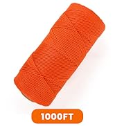 MERIANE Mason Line, 1000 Ft #18 Braided Nylon String Twine, Premium String for for Masonry Jobs, ...