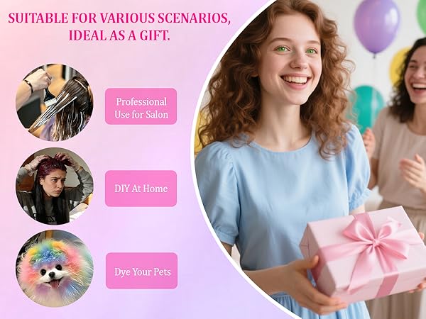 12 pcs Hair Dye Kit Professional Salon Tools