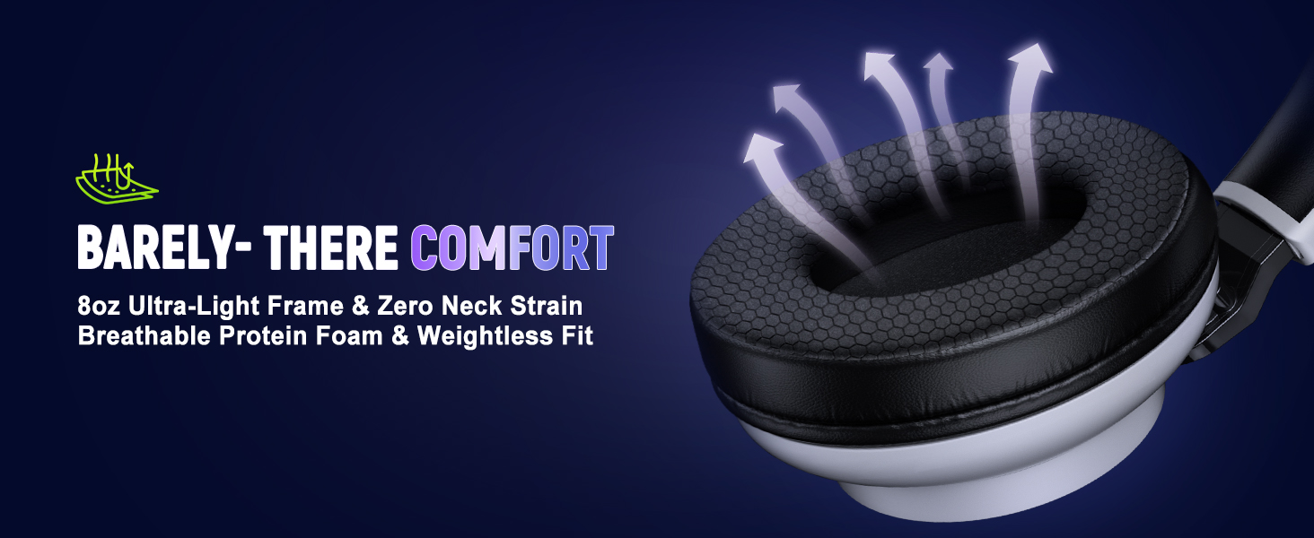 barely-there comfort very lightweight good for kids health zero neck strain