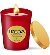 Ikeda Scented Candles | Gift for Home Aromatherapy | Non-Toxic Natural Candle | Single Wick with ...