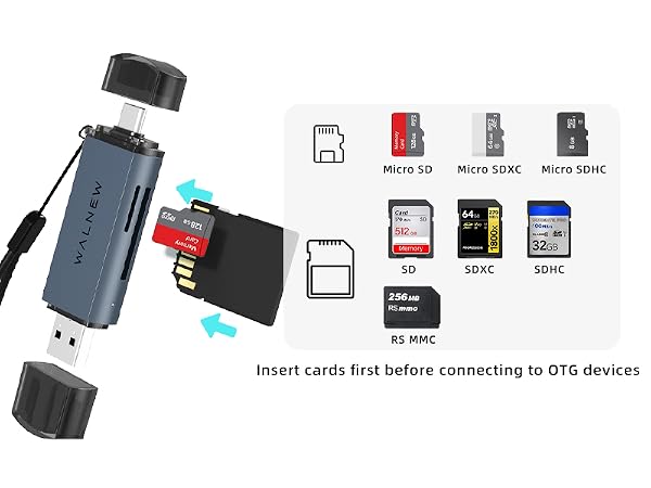 TF SD card reader USB C