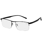 MIRYEA Progressive Multifocus Computer Reading Glasses Blue Light Blocking Multifocal Readers for...