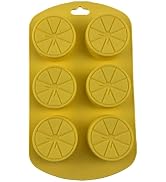 Silicone Molds Fruit Shaped 3D Lemon Fondant Mold Chocolate Candy Cupcake Dessert Candle Decorati...