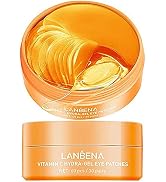 MIESCHER Vitamin C Hydra-Gel Collagen Eye Patches - New Packing Gel Eye Mask for Eyes Puffiness R...