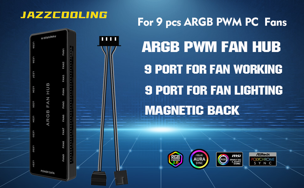 argb pwm fan hub