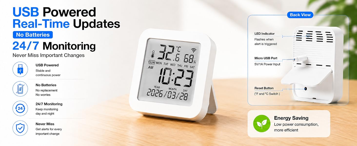 real time temperature monitor