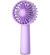 KIDEE Mini Portable Fan, Small Handheld Fan with 3 Speeds, Small Hand Fan USB Rechargeable, Perso...