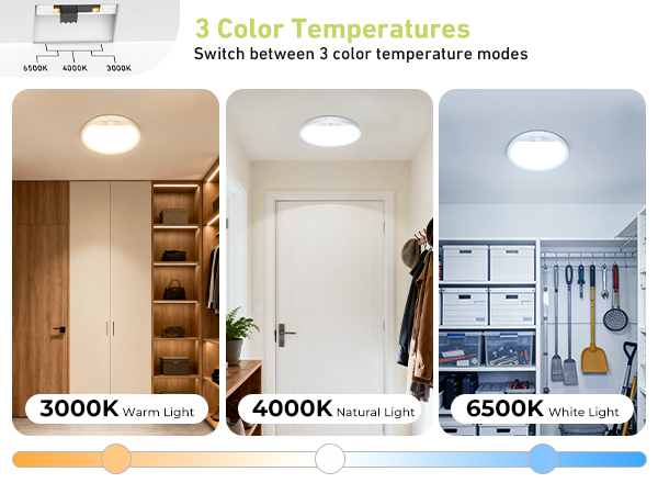 3 Color Temperatures