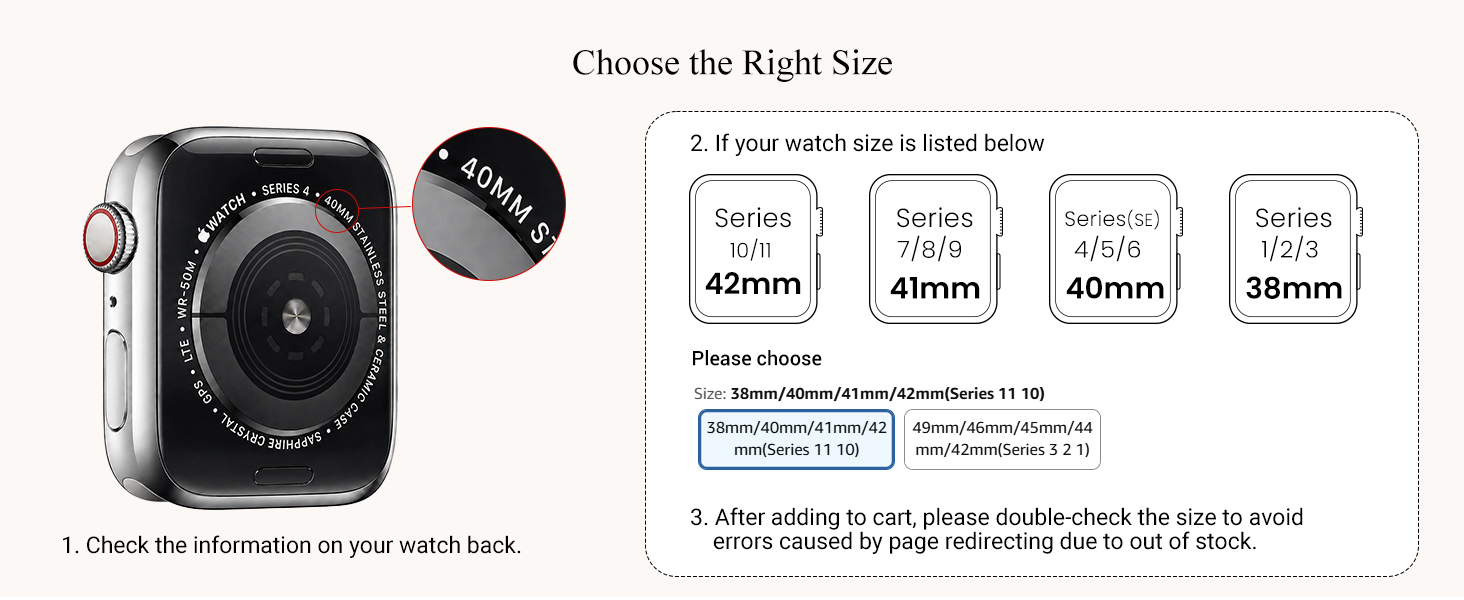choose right size