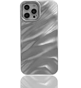 QLTYPRI Compatible with iPhone 14 Pro Max Case, Cute Wave Water Ripple Pattern Case for Girls Wom...