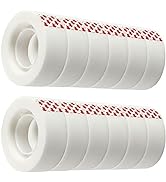 PCKPGON 12 Rolls Invisible Tape Refill, Matte-Finish Translucent Tape Refills for Dispenser, 3/4 ...