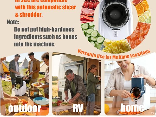 Cordless Electric Vegetable Slicer Chopper
