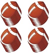 Vuzvuv 60Pcs 6In Paper Football Party Cutouts with 120Pcs Glue Points,Football Cut Outs Bulletin ...