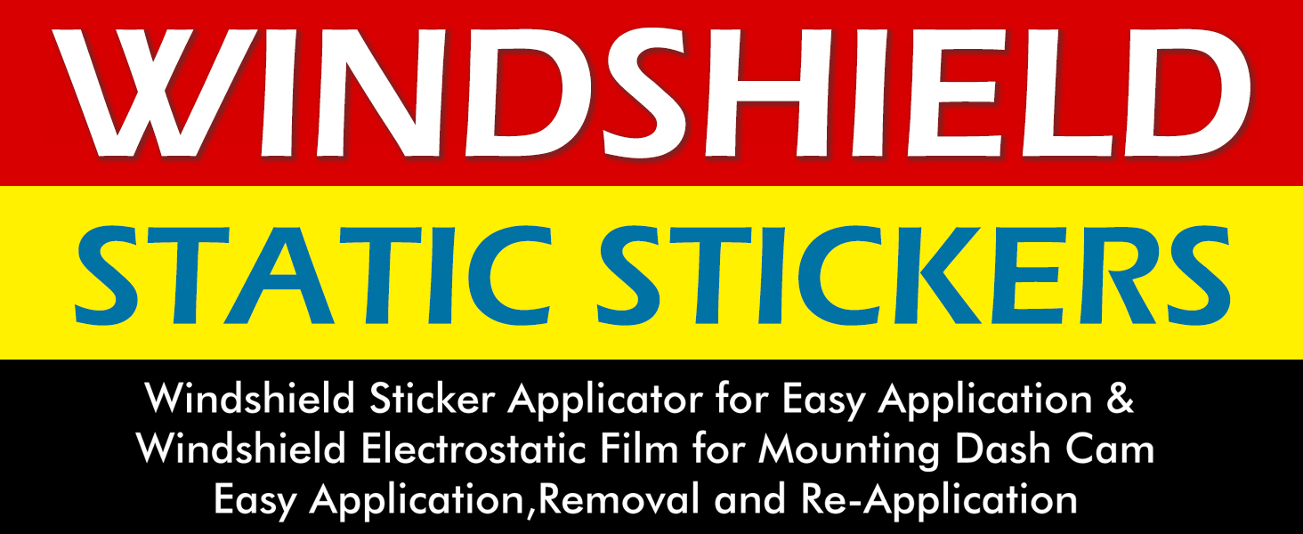 Windshield Sticker Applicator Electrostatic Film