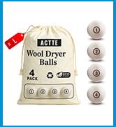 ACTTE Sheep Wool Dryer Balls 4 Pack L