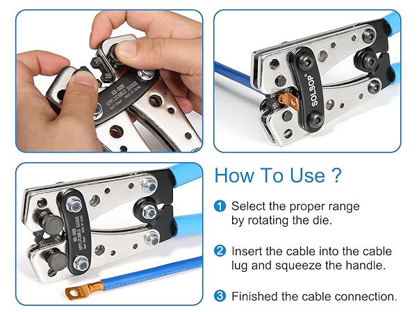 4 gauge crimping tool