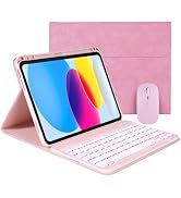 Case Keyboard for 11 inch iPad 11th (A16, 2025) / 10th Generation,Mouse and Detachable Wireless 7...