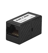 Iwillink (20-Pack) RJ45 Coupler, Ethernet Coupler, RJ45 Connector for Cat5e/Cat6/Cat7 Ethernet Ca...