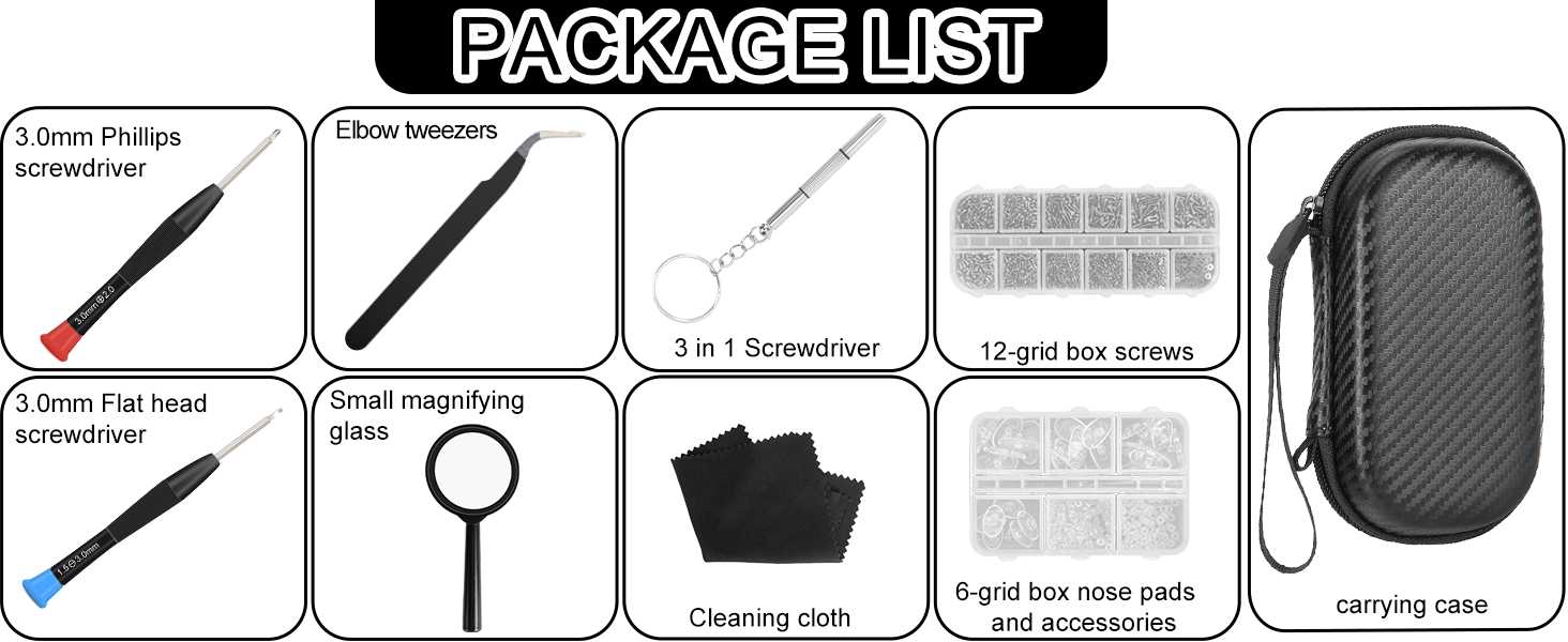 Eye Glass Repairing Kit