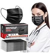 GTT ASTM Level 3 Highly Protective Disposable 3 Ply Face Masks with Individual Packaging, Breatha...
