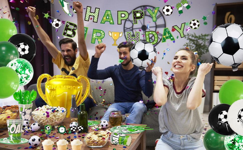 soccer party supplies