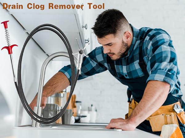 drain snake hair drain clog remover