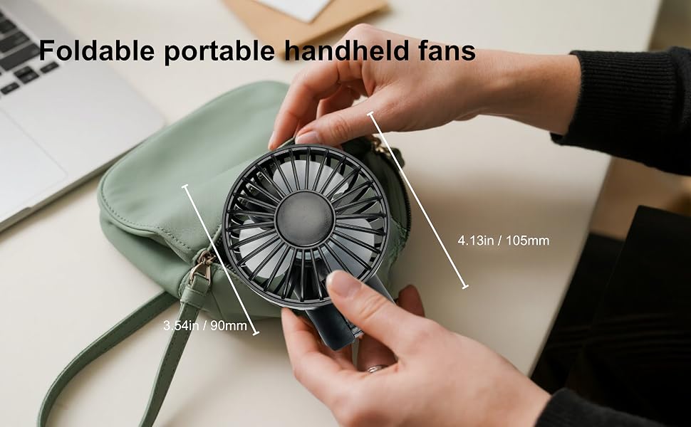 black mini fan,hand fan usb charged,personal fans portable