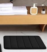 BYSURE Bathroom Rugs Sets 2 Piece, Memory Foam Non Slip Extra Soft Absorbent Machine Washable Toi...