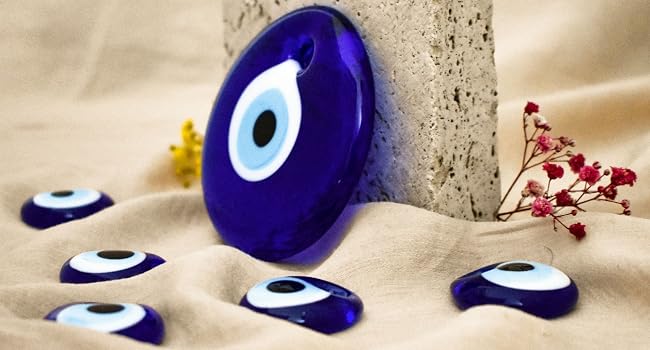 bubble wrap boxes special packaging smile peace door wall hanging turkish bead turkey blue charm