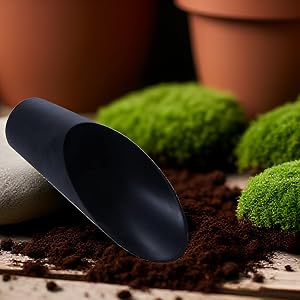 Black Bonsai Soil Scoops