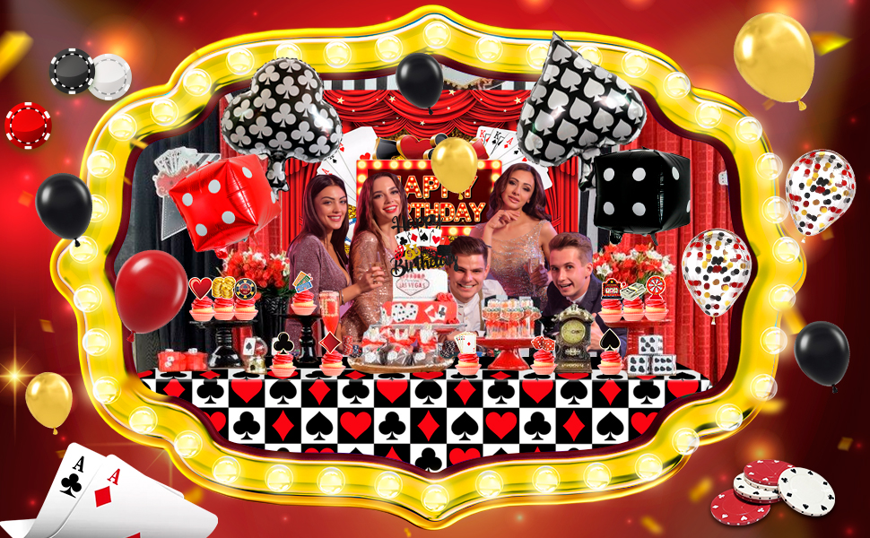 casino theme party decorations
