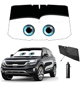 Coricha Windshield Sun Shade Umbrella for Car Front Window Car Sun Visor for Windshield Funny 202...