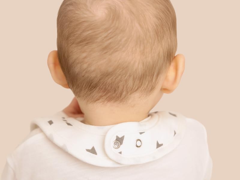 adjustable neckline teething bibs
