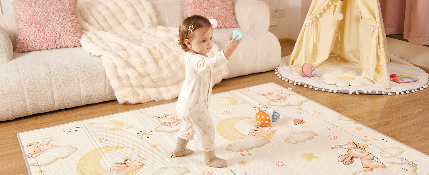 foldable baby play mat